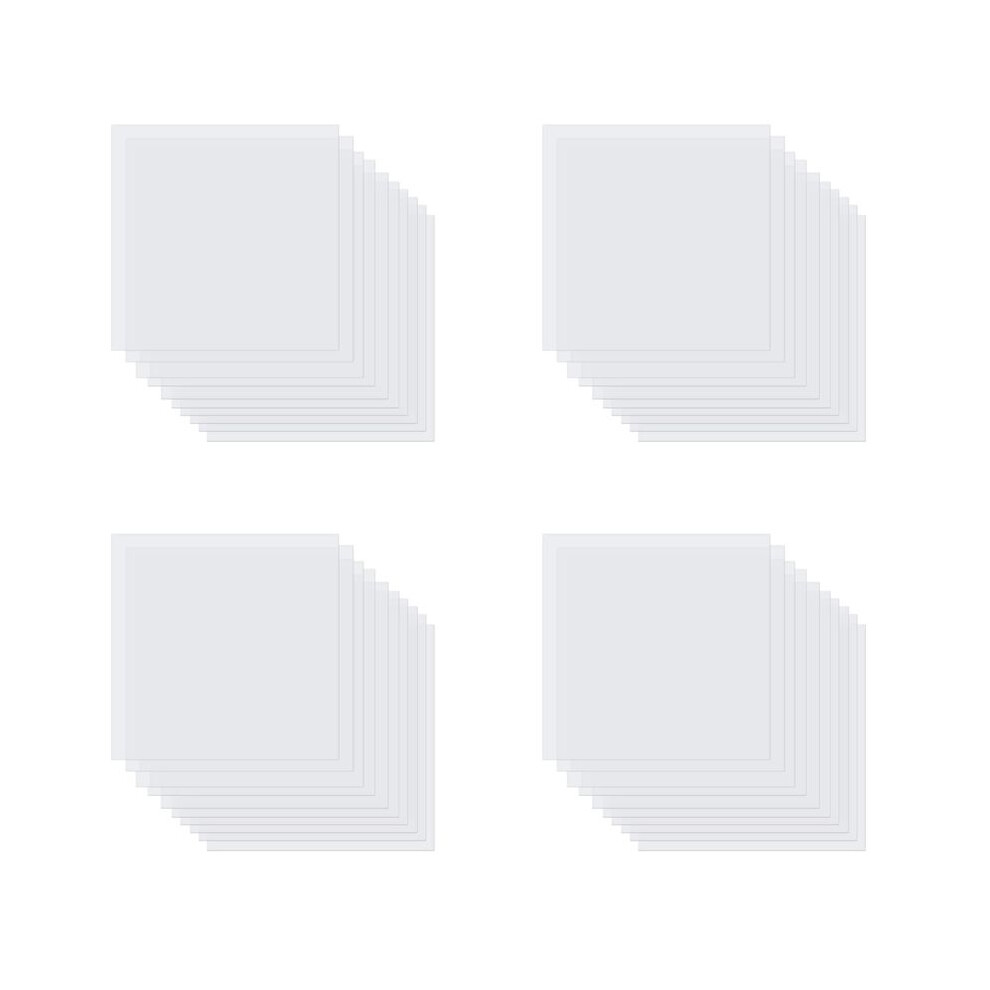 Photos - Tape Measure and Surveyor Tape 40Pcs 7Mil Blank Stencil Sheets, 12 X 12 Inch Mylar Template Stencil Material for & Silhouette Machines