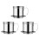 3X Vietnamese Coffee Filter Portable Press Maker Reusable Phin Infuser Strainer Pot Coffee Drip Brewer Manual Coffee 1
