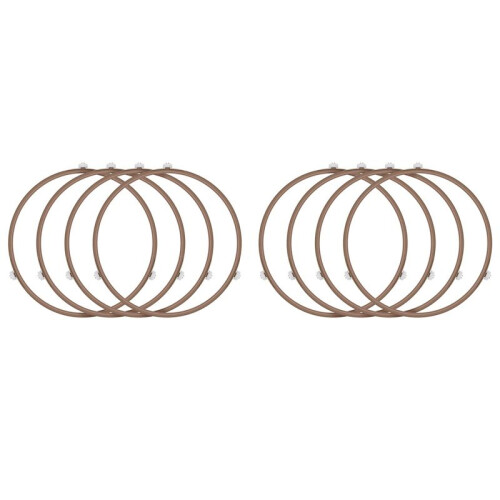 8Pack Microwave Roller Ring Microwave Oven Turntable Ring Plate Tray Support Ring for Glass Plate Tray Supporting