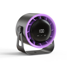100 Speed High-Speed Circulating Fan for Household Use, 6-Inch Charging Digital Display Desktop Turbo Desktop Electric A