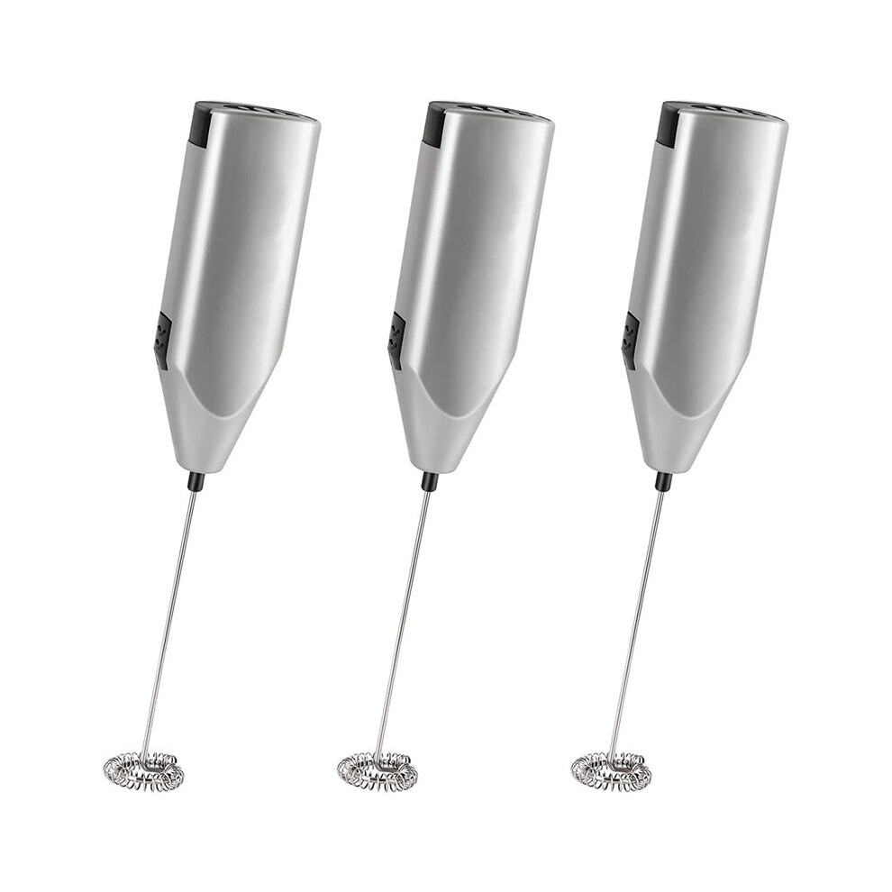 3X Milk Frother Quiet Hand Held Frother Whisk High Powered Blender Electric Foam Maker Mixer Blender 6032248212598