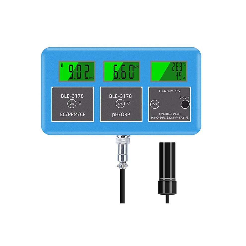 Wifi 7 In 1 Water Quality Tester Ph Orp Tds Ec Temp Humidity Meter Aquarium Online Analyzer Water Analyze Monitor 4713352781768