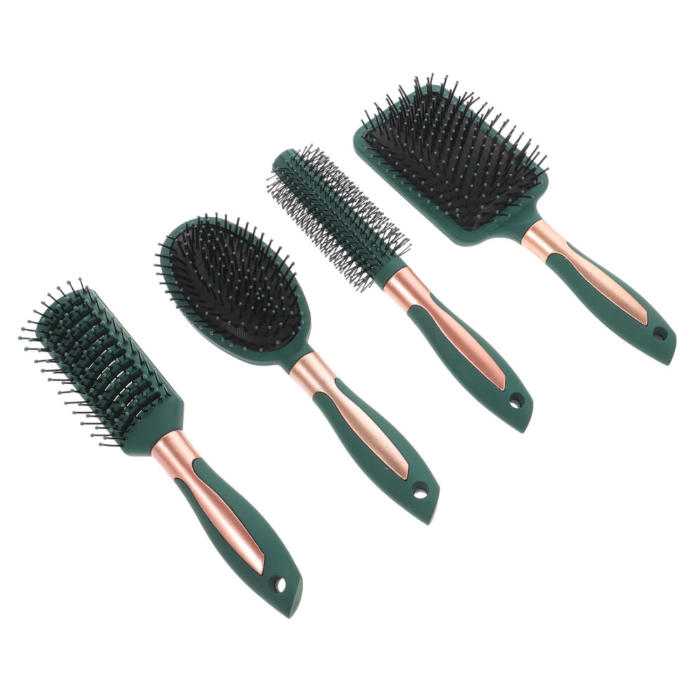 Paddle Hair Brush for Curly Hair AntiStatic Detangling with Comfortable Scalp Massage Wet Dry Use