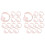 24Pcs Rose Gold Metal Table Decor Napkin Ring Holder Spring for Wedding Setting, Easter Dinner, Valentine'S Day 1