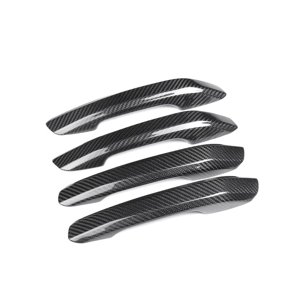 Carbon Fiber Car Door Handle For A4l B9 A5 Q5l 2017-2021 Car Outer Door Handle Shell Accessories No Sensor Hole 6031094999042