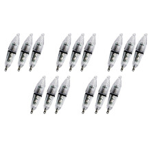 15St VattentäTa Fiskelampor LED-Blinkande Deep Drop Underwater Lights Fish Lure Fish Light, GröN