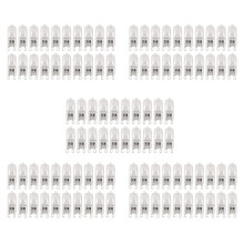 100St G9 Halogenlampor, 25W Klara Halogenlampor Dimbar, Varmvit 2800K för Ljuskronor, Hängen, Landskapsljus