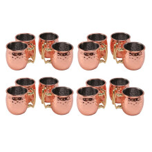 Tazza da 2 Once Moscow Mule nel Acciaio Inossidabile Tazze da Caffè Espresso Tazze nel Rame Placcato nel Rame Set di 16 Tazze