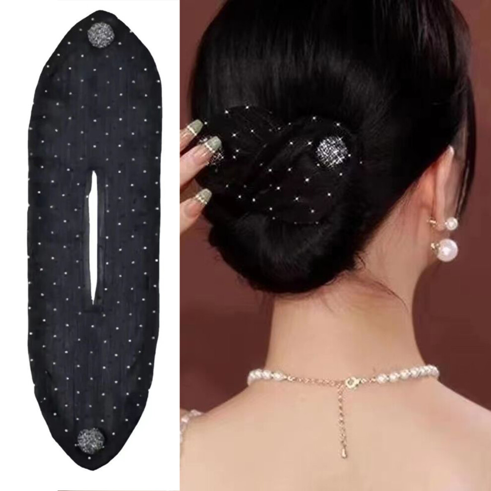 Roc-Electron Flower Hair Donut Bun Maker For Women & Salon