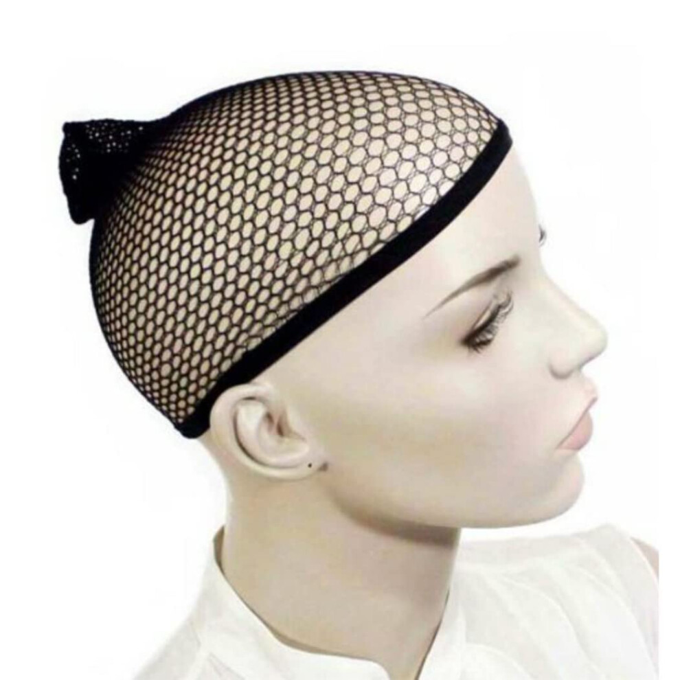 Unisex Black Mesh Wig Cap For Women With Breathable Design And Secure Elastic Hold For Wig Installation