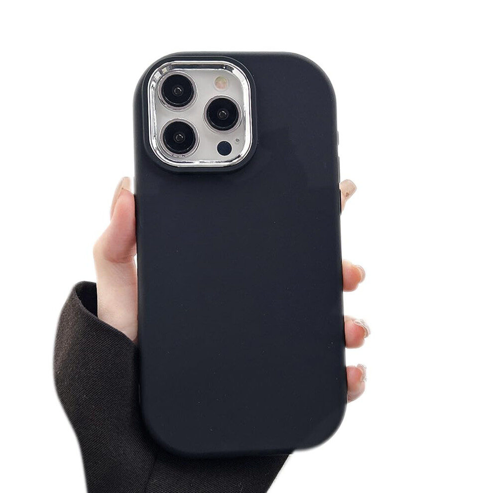 Case For Iphone 13 Pro Soft Tpu Slim Shockproof Cover With 360 Protection And Camera Lens Guard Black 9351714455879