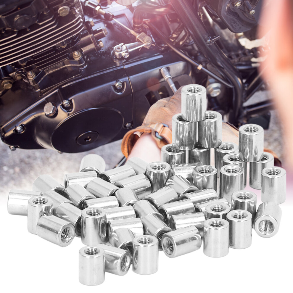 M4 Female Thread Coupling Nut Kit 50Pcs Stainless Steel Cylinder Set 6921389737667
