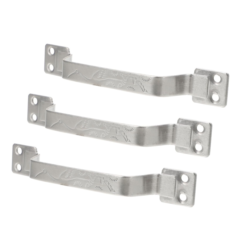 Solid Cabinet Handles 3Pcs Set With Rustresistant Drawer Knobs For Wardrobe Furniture 9169991471839