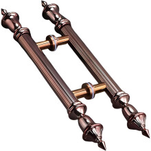 Sliding Glass Door Handle 60cm Rose Gold Stainless Steel Pull Bar, Rust Resistant Modern Design