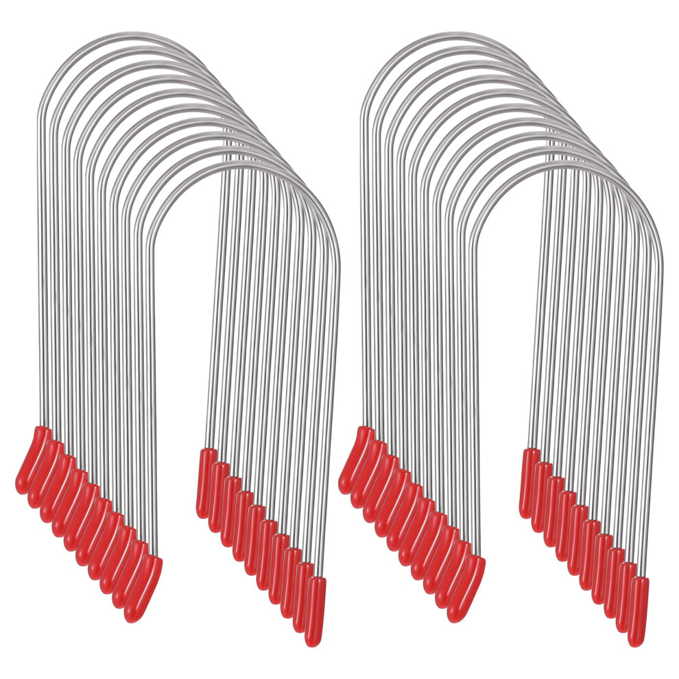 Large Hot Roller Clips 1.25 Inch Curlers, 20pcs Metal Hair Curler Clips for Long and Short Hair