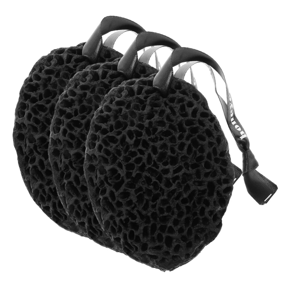 3pcs Honeycomb Exfoliating Bath Sponge Balls NonLatex Body Scrubber with Gentle Massage