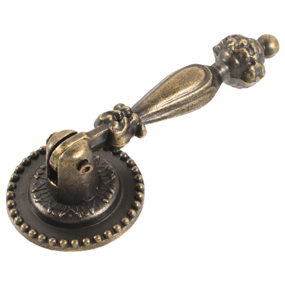 Vintage Cabinet Handles Antique Bronze Drawer Pulls 2Pcs Durable Zinc Alloy For Wardrobe Furniture 9169991473031