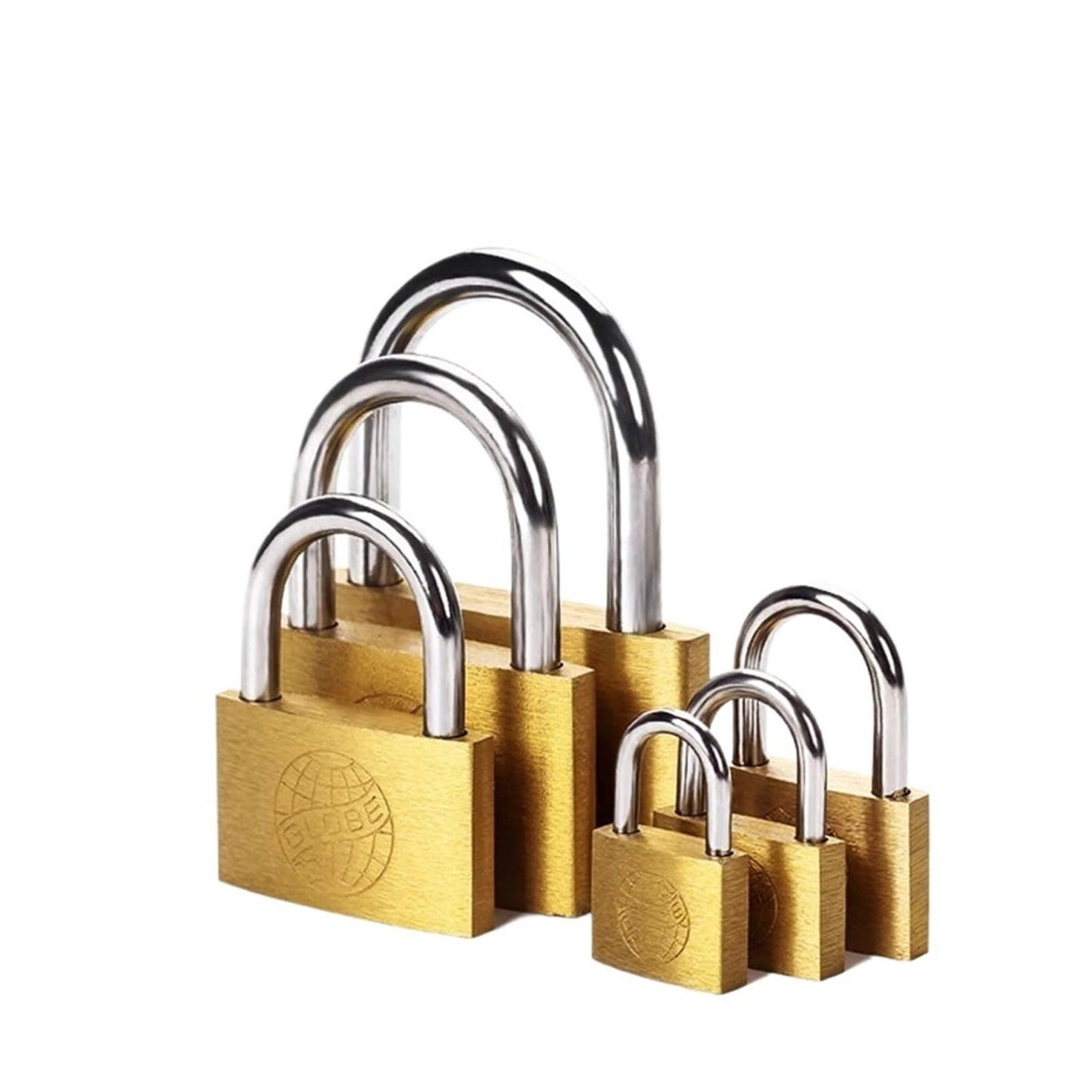 50Mm Copper Padlock With Keys Â Secure Brass Lock For Luggage, Locker And Home Use 9169991473512