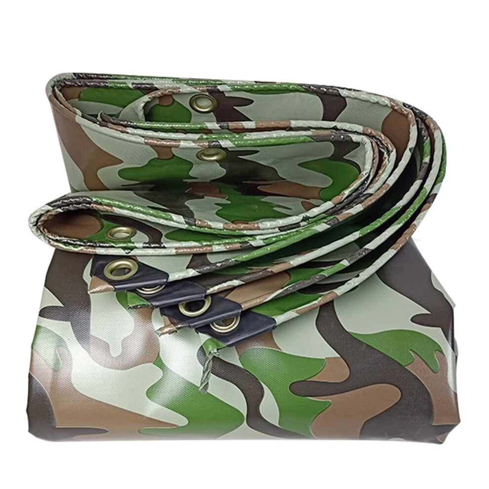Heavy Duty Waterproof Tarp 500Gsm Pvc Tarpaulin With Reinforced Edges And Eyelets For Camping Truck Garden Use 9169991473659