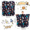Kids Hair Cutting Cape Waterproof Full Coverage Adjustable Neck Astronaut Print 5 Pack 2