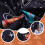 Kids Hair Cutting Cape Waterproof Full Coverage Adjustable Neck Astronaut Print 5 Pack 3
