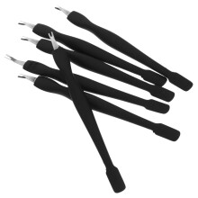 6pcs Professional Cuticle Pusher Set for Manicure Nail Removal and Dead Skin Remover Tools