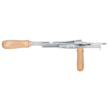 Manual Rug Gun Machine with Beech Wood Handle – 31x12cm, Rustproof Slide