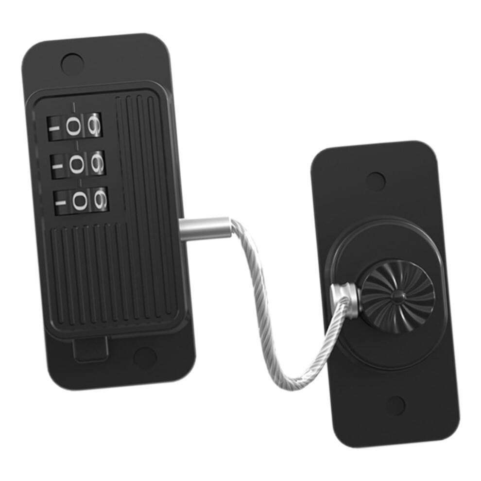 Refrigerator Child Safety Lock with Digital Combination, Childproof for Cabinets Fridge Doors, Easy Install