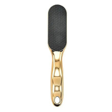 Professional Glass Foot Callus Remover Gold Heel File for Dead Skin Removal Wet or Dry Use