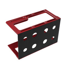 RC Auto-Reparaturstation für 1/10 und 1/8 Modellautos – Aluminiumlegierung, Rot