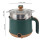 Electric Hot Pot 1.8L 600W Green, Multi-Function Cooker with Steam 2