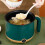 Electric Hot Pot 1.8L 600W Green, Multi-Function Cooker with Steam 11