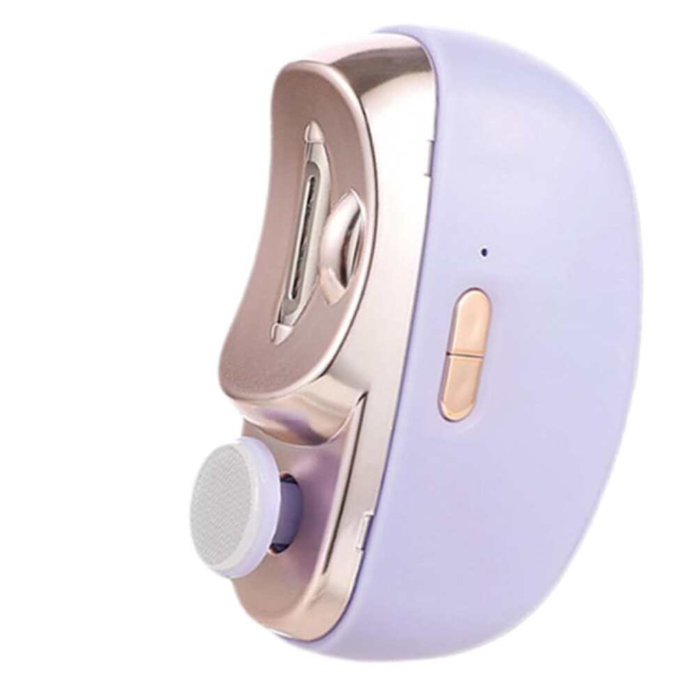 Light Electric Nail Clipper For Seniors, 3In1 Automatic Nail Trimmer With Polishing And Led