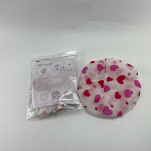 Shower Cap Waterproof Hair Protection with Elastic Band, Reusable Durable Design for Travel