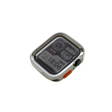 Case for Apple Watch Ultra 49mm Plating Silver TPU Cover, Shockproof ScratchResistant Bumper Shell for iWatch Series 9 8 7 6 5 4