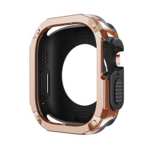 40mm Case Rose Gold Shockproof Bumper 2 in 1 TPU PC Protective Cover for Apple Watch Series 8 7 SE 6 5 4