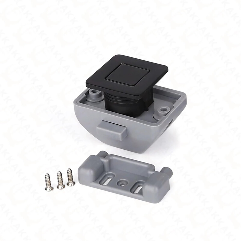 26Mm Rv Push Lock 5 Pack Black Keyless Camper Caravan Cabinet Drawer Latch For Motorhome Secure Travel 9169991478616
