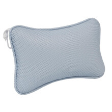 Bathtub Pillow with Suction Cups Ergonomic Neck and Back Support for Hot Tubs and Standard Tubs