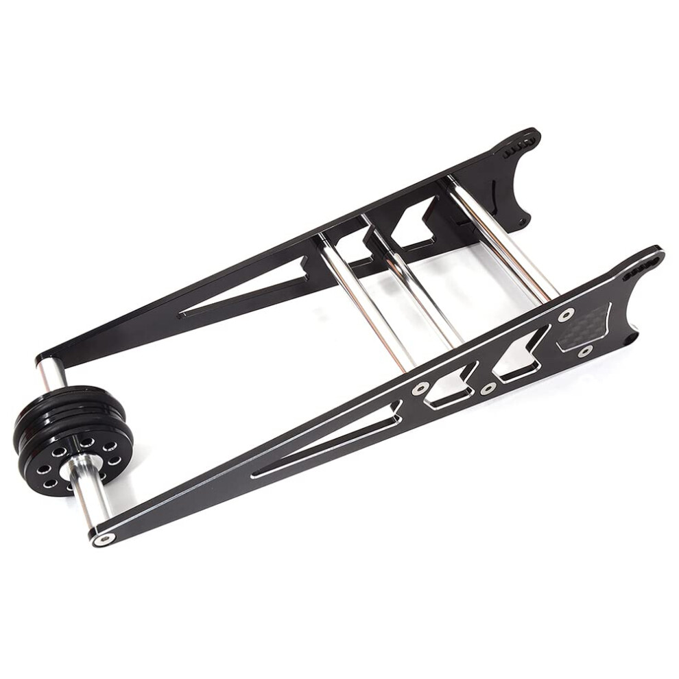 Wheelie Bar Billet Alloy 1/10 Rc Upgrade, Adjustable Antiflip Durable For Traxxas Drag Slash Black 9169991479408