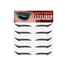 5 Pairs SelfAdhesive Winged Eyeliner Stickers Glitter Black Stage Makeup LongLasting Hold