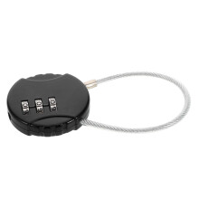 Small Metal Luggage Combination Lock with Keyless Security, Easy Code Reset and Durable Travel Padlock