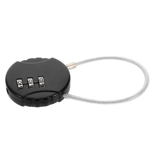 Small Metal Luggage Combination Lock with Keyless Security, Easy Code Reset and Durable Travel Padlock