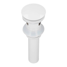 Home White Bathroom Sink Drain Stopper Press Bounce Deodorization for Easy Use