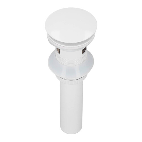 Home White Bathroom Sink Drain Stopper Press Bounce Deodorization for Easy Use