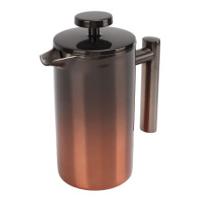 304 Stainless Steel French Press Coffee Tea Maker 350ml Double Layer Design