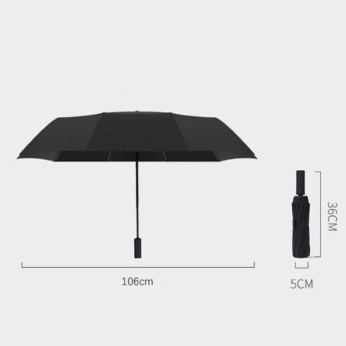 Automatic Folding Umbrella, Extra Large UVBlocking Canopy, Windproof WaterRepellent Travel Design 1