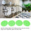 4 Urinal Splash Guards Odour Reducer 1