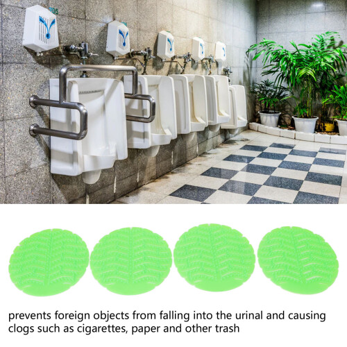 4 Urinal Splash Guards Odour Reducer