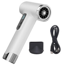 Cordless Hair Dryer for Thick Hair, 130K RPM Speed, USBC Fast Charging, Dual Voltage Travel Ready