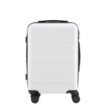 Hardside Carry On Luggage, 20 Inch Expandable Suitcase with 360 Spinner Wheels, White
